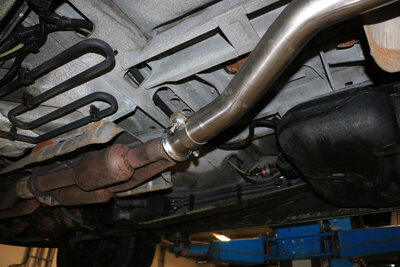 Fox Sportuitlaat Renault Avantime 2.0L adapter voor voordemper 2.0L