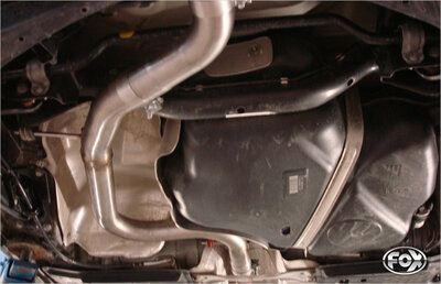 Fox Sportuitlaat VW Beetle 1.2l - 16 (5C) Coup&eacute; &amp; Cabrio - Vervangingspijp voor middendemper met onafhankelijke wielophanging