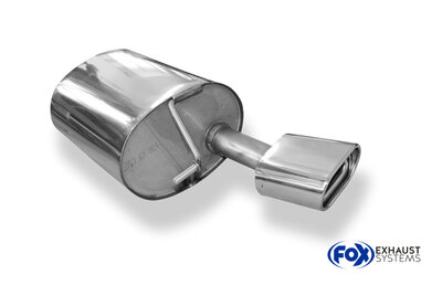 Fox Sportuitlaat VW Bora 1J/ Bora 1J Variant - 4-Motion Achterdemper - 135x80 Type 53