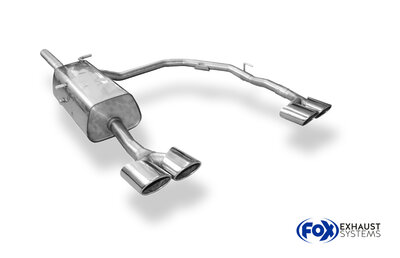 Fox Sportuitlaat Citroen C4 - B7 Achterdemperuitlaat rechts/links - 2x106x71 Type 32 rechts/links