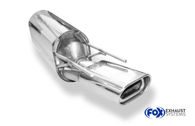Fox Sportuitlaat Opel Calibra A achterdemper - 135x80 Type 53