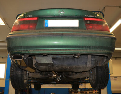 Fox Sportuitlaat Opel Calibra A/ Calibra A 4x4 Achterdemper &Oslash;50mm - 145x65 Type 59