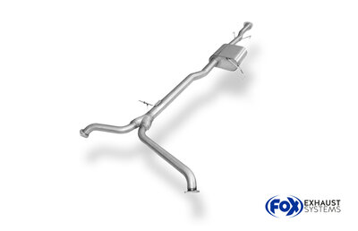 Fox Sportuitlaat Chevrolet Captiva KLAC - 3,2l voordemper
