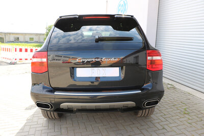 Fox Sportuitlaat Porsche Cayenne 9PA Facelift Achterdemper rechts/links - 220x80 Type 49 rechts/links