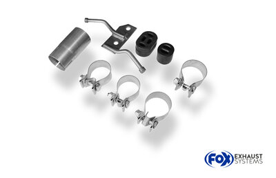 Fox Sportuitlaat Mercedes C-Klasse 4-cilinder - W204/S204 achterdemper rechts/links met Y-connector - 2x115x85 type 32 rechts/links