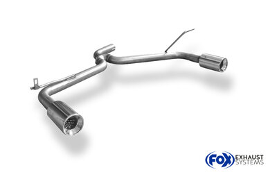 Fox Sportuitlaat Kia Cee`d - ED uitlaatspruitstuk rechts/links - 1x90 Type 13 rechts/links