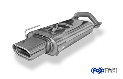Fox Sportuitlaat Toyota Celica T20 achterdemper - 160x80 Type 53