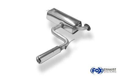 Fox Sportuitlaat Toyota Celica T23 dwarsgeplaatste achterdemper - 1x90 type 13
