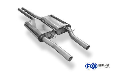 Fox Sportuitlaat Dodge Challenger voordemper rechts/links
