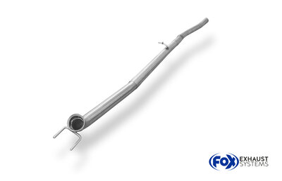 Fox Sportuitlaat Mercedes CLA 220 - 117 4-matic voordemper vervangingspijp met VSD vlak na de katalysator