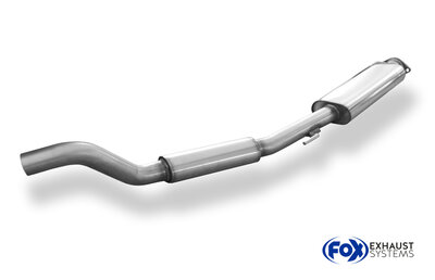 Fox Sportuitlaat Renault Clio II B voordemper