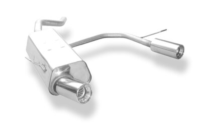 Fox Sportuitlaat Renault Clio II B achterdemper, rechter/linker uitlaat - 1x90 type 13 rechts/links