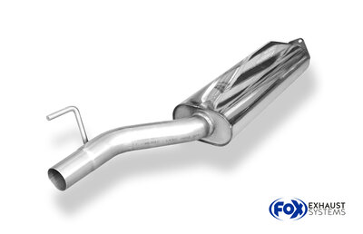 Fox Sportuitlaat Mercedes CLK Type 208 voordemper