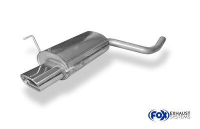 Fox Sportuitlaat Mercedes CLK Type 208 achterdemper - 135x80 Type 53