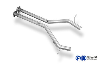 Fox Sportuitlaat Mercedes CLS Type C219 Vervangingspijp voor de voordemper rechts/links