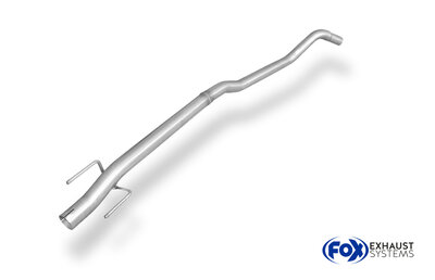 Fox Sportuitlaat Vervangingspijp voor de voordemper van de Opel Corsa B