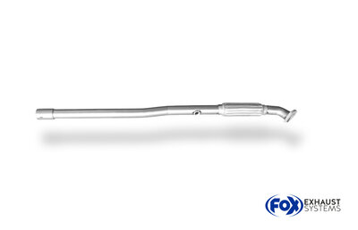 Fox Sportuitlaat Opel Corsa C - 1.2l verbindingspijp met flexibel stuk