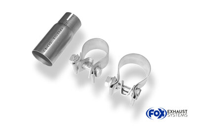 Fox Sportuitlaat Opel Corsa C achterdemper - 115x85 Type 33