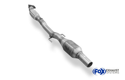 Fox Sportuitlaat Opel Corsa D GSI/OPC - EURO 5 Downpipe incl. 200-cellige HJS-katalysator met Euro 5-norm