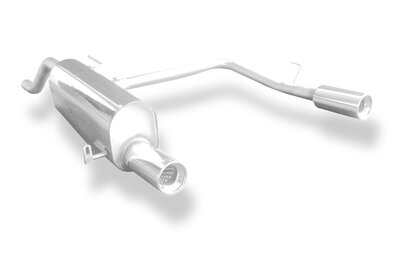 Fox Sportuitlaat Opel Corsa E achterdemper, rechter/linker uitlaat - 1x90 type 13 rechts/links