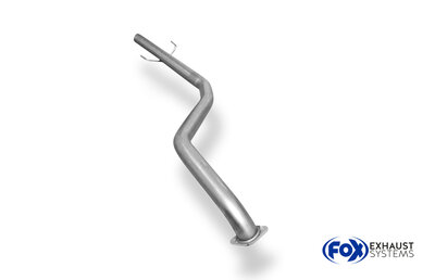 Fox Sportuitlaat Vervangingspijp voor de voordemper van de Hyundai Coup&eacute; Type GK &Oslash;63,5