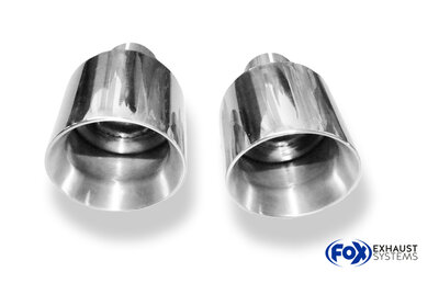 Fox Sportuitlaat Mazda CX5 - KE/ GH/ KF uitlaatpijp rechts/links aansluiting 51 mm binnendiameter - 1x100 type 25 rechts/links - voor montage op de originele achterdemper