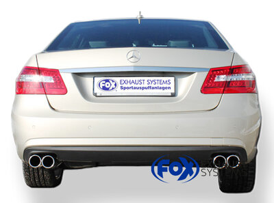 Fox Sportuitlaat Mercedes E-Klasse 212 achterdemper rechts/links - 2x80 type 13 rechts/links