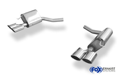 Fox Sportuitlaat Mercedes E-Klasse 212 achterdemper rechts/links - 2x106x71 type 32 rechts/links