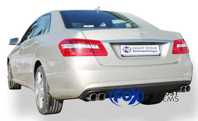 Fox Sportuitlaat Mercedes E-Klasse 212 achterdemper rechts/links - 2x78x75 type 71 rechts/links