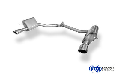 Fox Sportuitlaat Mercedes E-Klasse W212 - 4-cilinder achterdemper rechts/links - 1x115x85 type 32 rechts/links
