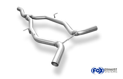 Fox Sportuitlaat Vervangingspijp voor de Mercedes E-Klasse A207 4-cilinder facelift (voor de uitlaatdemper)
