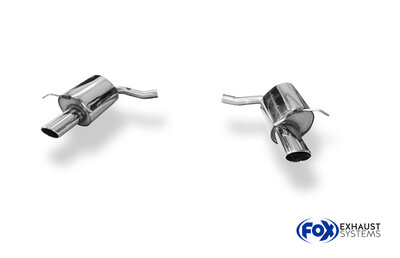 Fox Sportuitlaat Mercedes E-Klasse Coup&eacute; C207 - 6-cilinder achterdemper rechts/links - 1x115x85 type 32 rechts/links