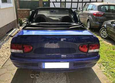 Fox Sportuitlaat Achterdemper voor Ford Escort GAL/ AAL/ ABL/ ALL - 2x76 Type 13