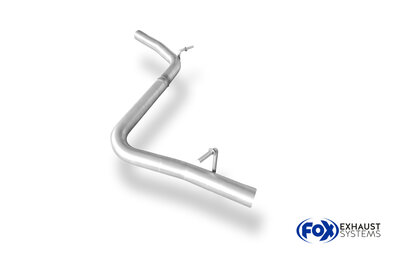 Fox Sportuitlaat Vervangingspijp voor de voordemper van de Seat Exeo 3R 1.6l - Sedan/Stationwagen (ST)