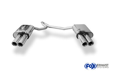 Fox Sportuitlaat Seat Exeo 3R - Sedan/Stationwagen (ST) Achterdemper rechts/links - 2x80 Type 17 rechts/links