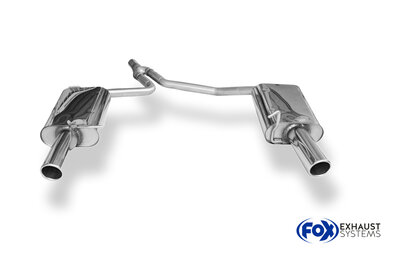 Fox Sportuitlaat Seat Exeo 3R - Sedan/Stationwagen (ST) Achterdemperuitlaat rechts/links - 1x90 Type 16 rechts/links