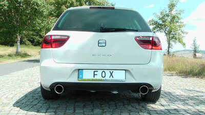 Fox Sportuitlaat Seat Exeo 3R/ 3R ST - 2.0l TFSI Achterdemper rechts/links enkele uitlaat - 1x90 Type 16 rechts/links