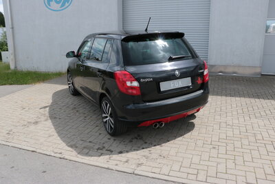 Fox Sportuitlaat Skoda Fabia Sedan Achterdemper - 2x76 Type 25