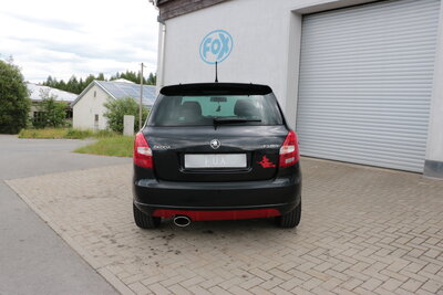 Fox Sportuitlaat Skoda Fabia Sedan Achterdemper - 140x90 Type 44