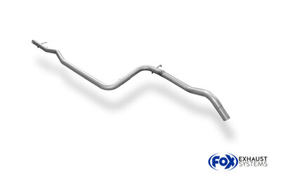 Fox Sportuitlaat Vervangingspijp voor de voordemper van de Ford Fiesta GFJ - Niet goedgekeurd volgens de Duitse verkeerswetgeving (StVO)