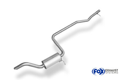 Fox Sportuitlaat Ford Fiesta GFJ voor de uitlaatdemper