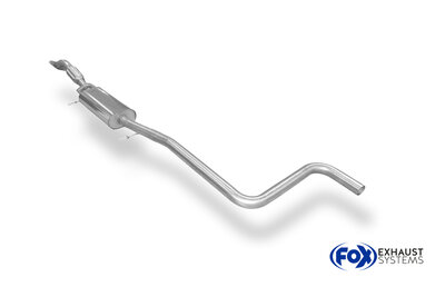 Fox Sportuitlaat Ford Fiesta MK7/Fiesta MK7 Sport benzinevoordemper