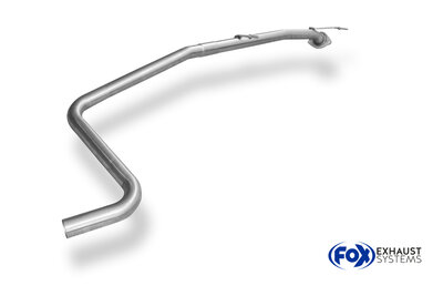 Fox Sportuitlaat Ford Fiesta MK8 - JHH vervangingspijp voor de voordemper