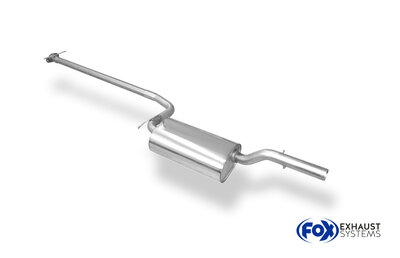 Fox Sportuitlaat Ford Focus MK1 DAW/DBW/DFW/DNW 1.8l voor geluiddemper