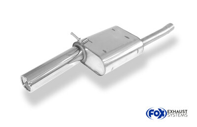 Fox Sportuitlaat Ford Focus MK1 Turnier DNW Achterdemper - 1x90 Type 13