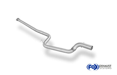 Fox Sportuitlaat Vervangingspijp voor de voordemper van de Ford Focus MK3 ST Hatchback &amp; Estate
