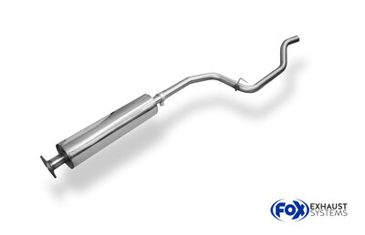 Fox Sportuitlaat Ford Focus MK3 Turnier Ecoboost-voordemper