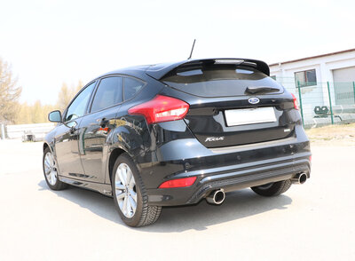 Fox Sportuitlaat Ford Focus MK3 ST-Line Hatchback Achterdemper Rechts/Links Uitlaat - 1x100 Type 16 Rechts/Links