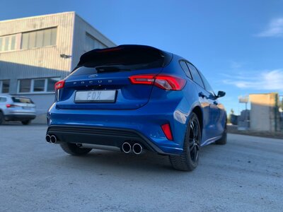 Fox Sportuitlaat Ford Focus MK4 ST-Line - Onafhankelijke wielophanging, uitlaatdemper achter, uitlaat links/rechts - 2x90 Type 16 links/rechts
