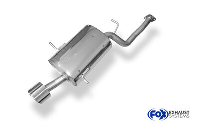 Fox Sportuitlaat Subaru Forester - SG Achterdemper - 129x106 Type 32